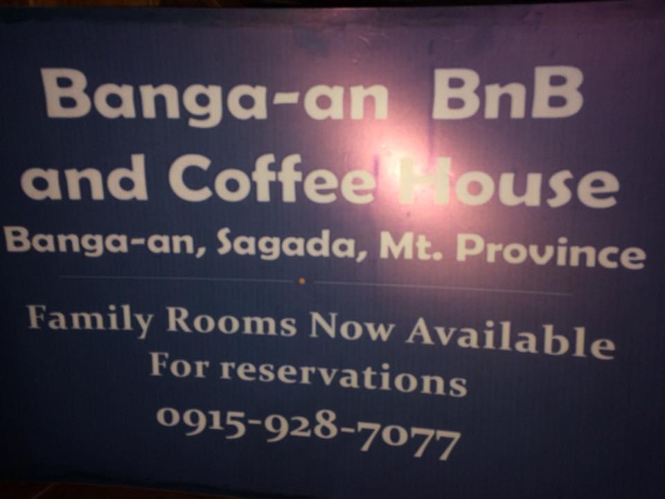 Hotel Banga-An Bnb And Coffee House Sagada Exteriér fotografie